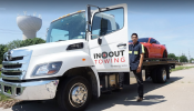  In & Out Towing Logo