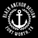 Black Anchor Design Logo