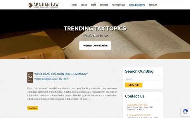 Abajian Law - News & Insights