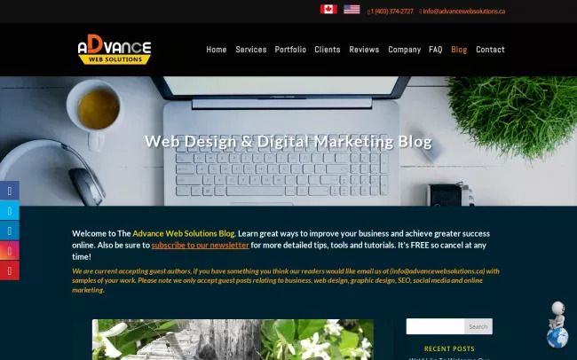 Advance Web Design & Online Marketing Blog
