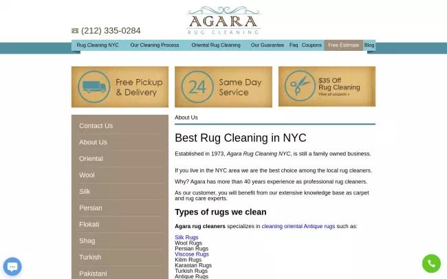 Agara Rug Cleaning NYC