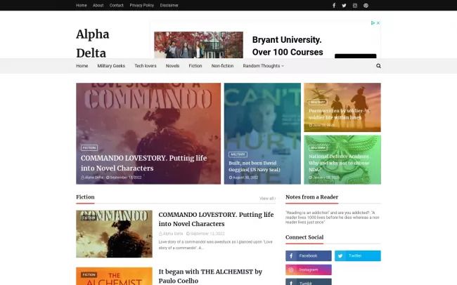 Alpha Delta Blog
