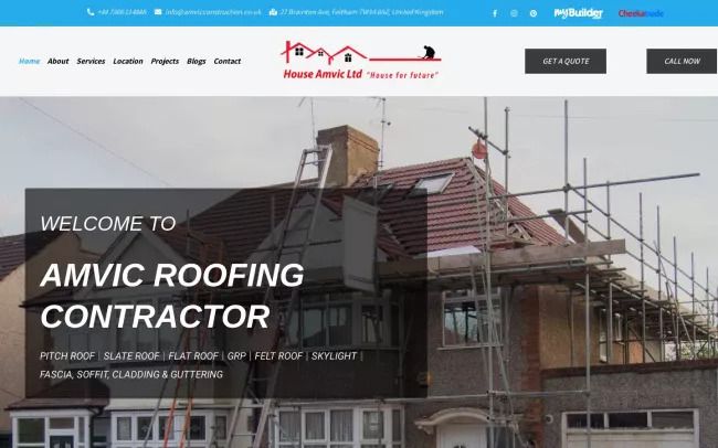 Amvic Roofing Construction