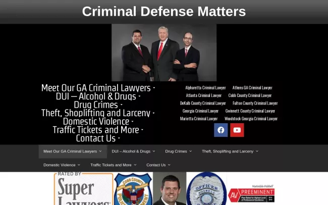 Screenshot of the Kohn & Yager Website