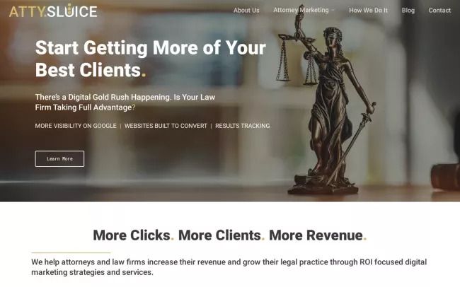 Attorney Sluice - Law Firm Digital Marketing