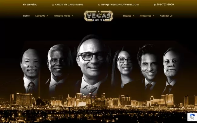 Screenshot of the Attorney Tony L Abbatangelo Website