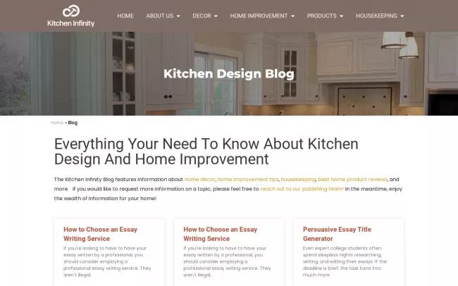 Award Winning Kitchen Design Blog by Kitchen Infinity