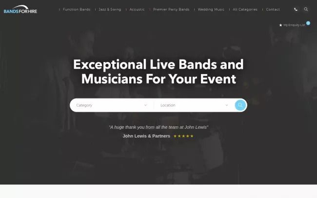 Bands For Hire