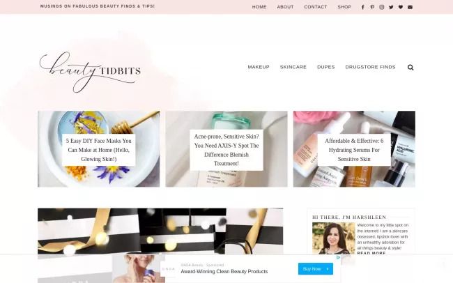 BeautyTidbits - Musings on fabulous beauty finds & tips