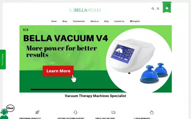 Bella Vacuum - Vacuum Therapy Machine 