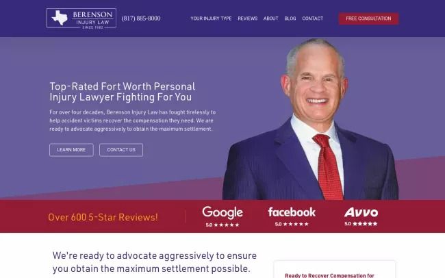 Berenson Law - Highest-rated Lawyer in Fort Worth