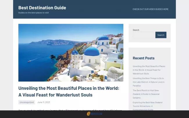 Best Destination Guide