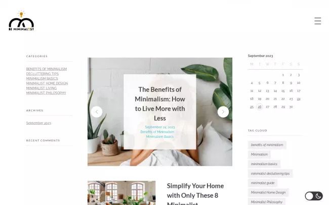 Best Minimalist Blog