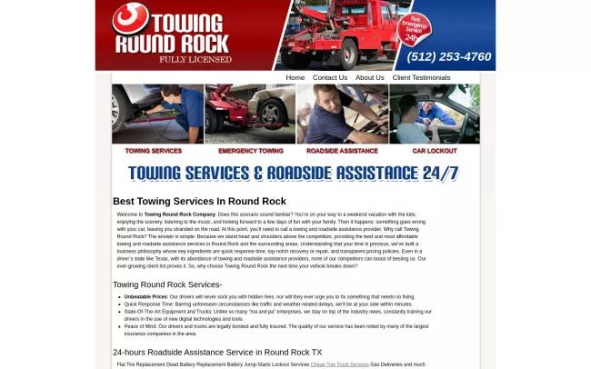Best Towing Services In Round Rock, TX