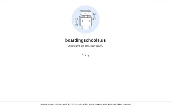 Screenshot of the Boarding Schools US Website
