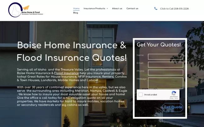 Boise Home & Flood Insurance