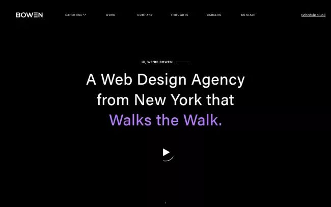 BOWEN - A premium web design agency in New York