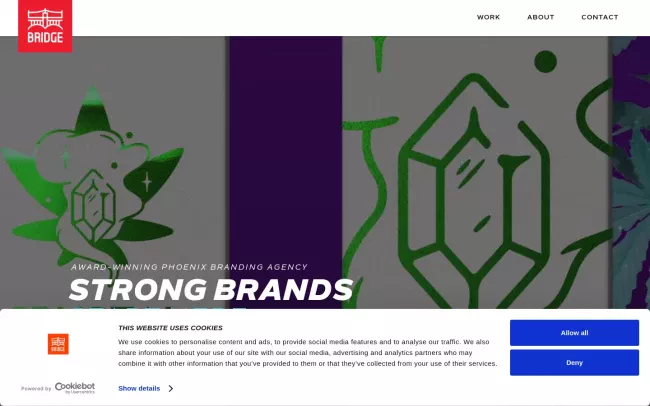 Screenshot of the Bridge PHX Website
