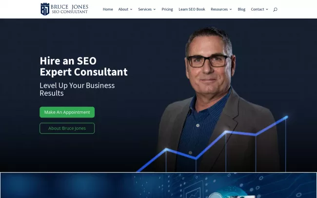 Screenshot of the SEO Sundays Website