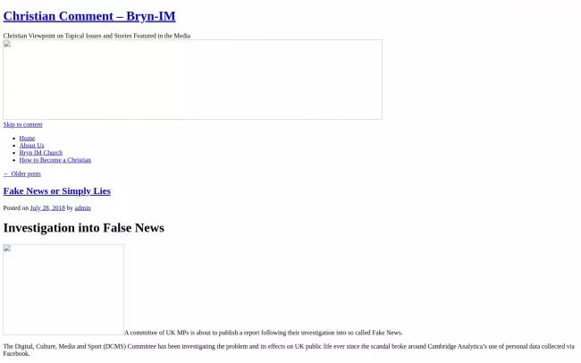 Bryn Independent Methodist Blog