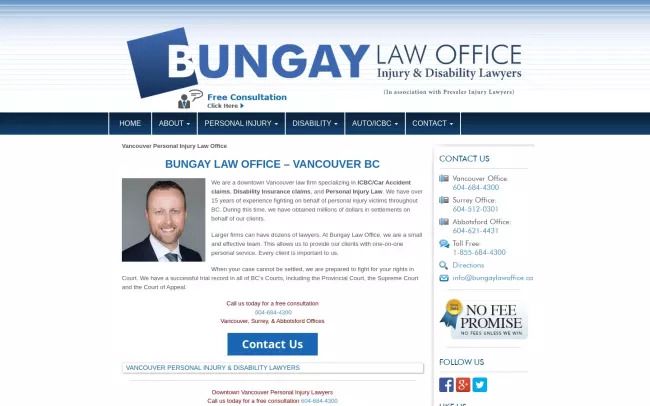 BUNGAY LAW OFFICE – VANCOUVER BC