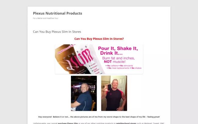Where Can You Buy Plexus Slim