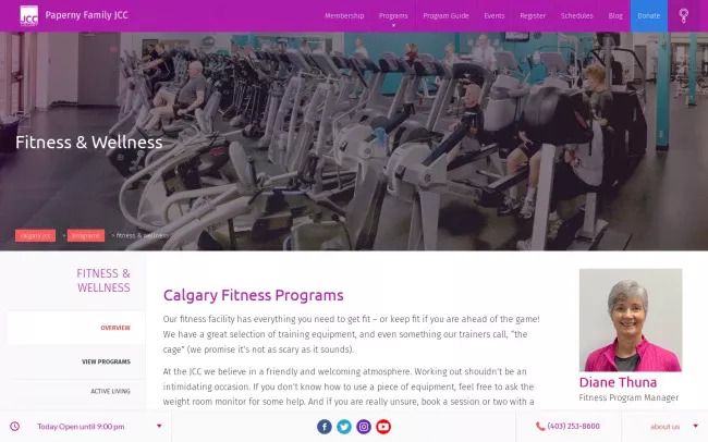 Calgary JCC | Fitness & Community Centre