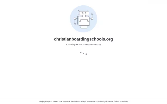 Screenshot of the Christian Boarding Schools Website