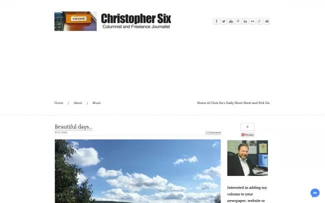 Christopher Six’s Latest Commentary