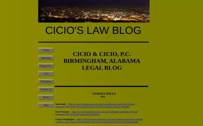  Cicio's Law Blog