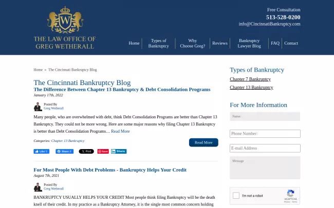 The Cincinnati Bankruptcy Blog