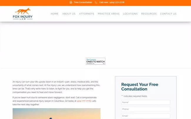 Fox Injury Law - Columbus, GA Personal Injury Lawyer