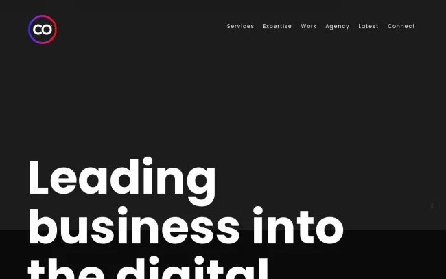 Screenshot of the Concept Co. Website