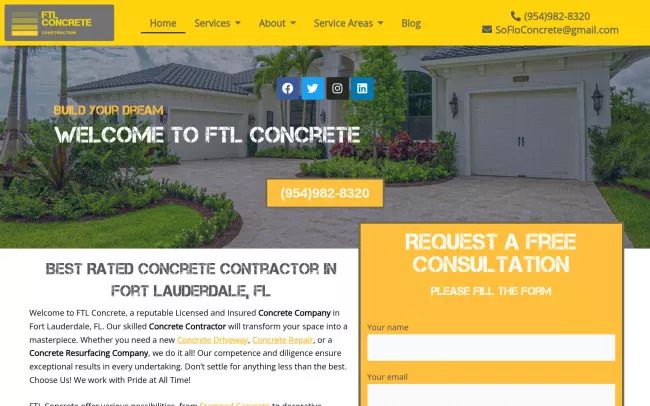 Concrete Contractor Fort Lauderdale