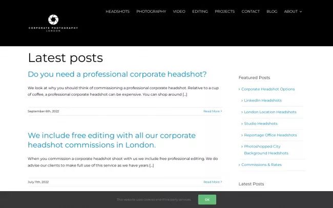 Corporate Photographer