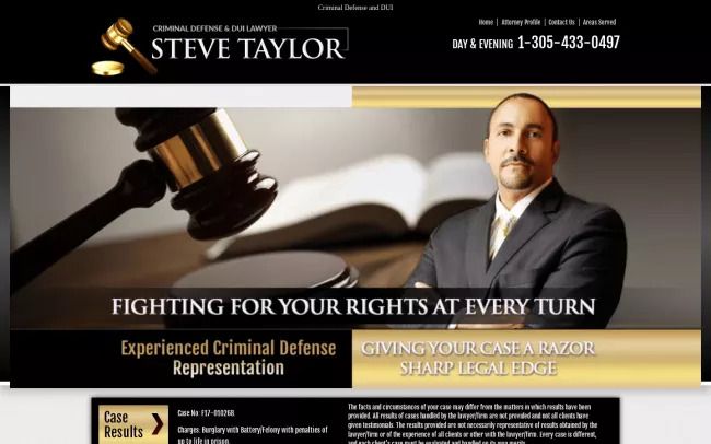 Criminal Defense & DUI Lawyer Steve Taylor