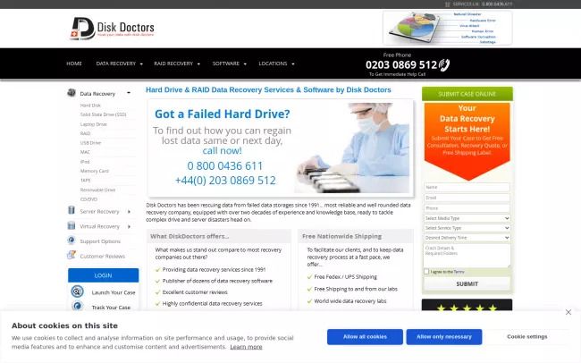 Data Recovery London UK