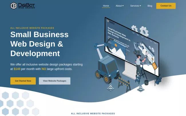 Digibot Web Design