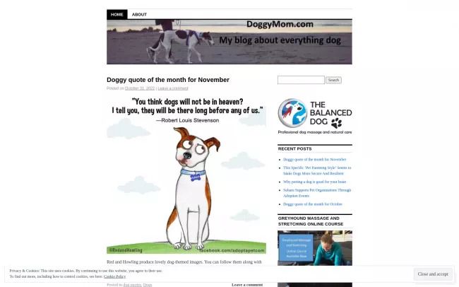 DoggyMom:  Dog lifestyle and everything else for the dog owner