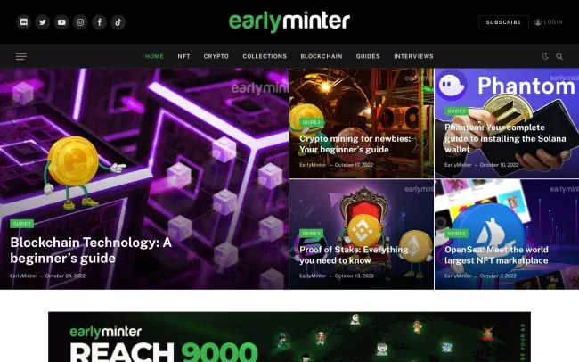 EarlyMinter - Crypto and NFT News