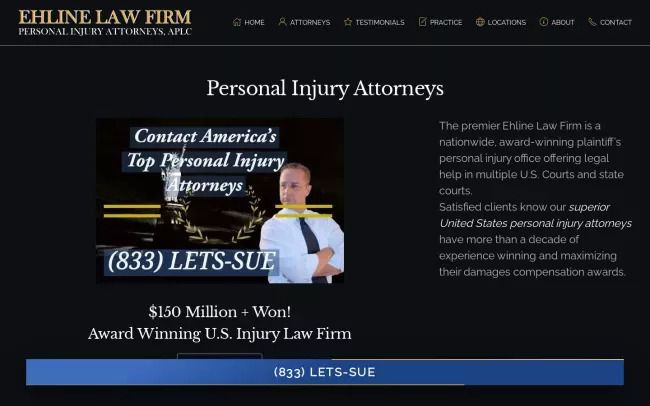 Ehline Law Firm Personal Injury Attorneys, APLC