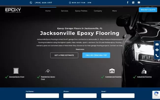 Epoxy Floor Installation of Jacksonville
