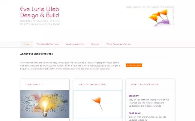 Eve Lurie Web Design & Build