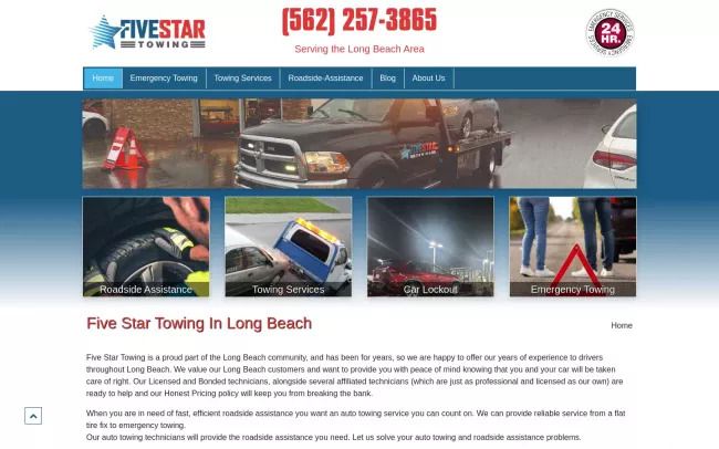 Five Star Towing - Expert Towing Services in Long Beach, CA