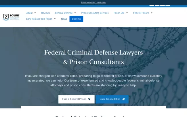 Screenshot of the Elizabeth Franklin-Best P.C. Website