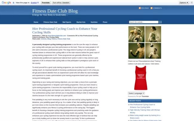 Fitness Date Club Blog