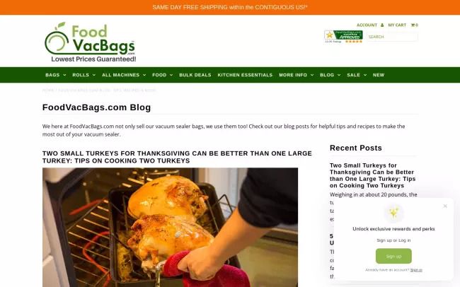FoodVacBags.com Blog