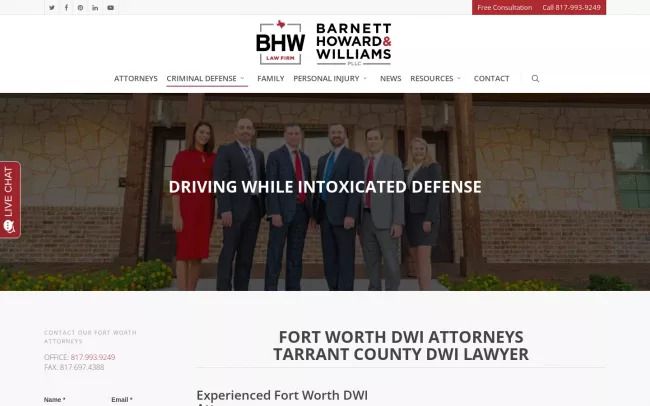 BHW Law Firm - Fort Worth DWI Attorneys