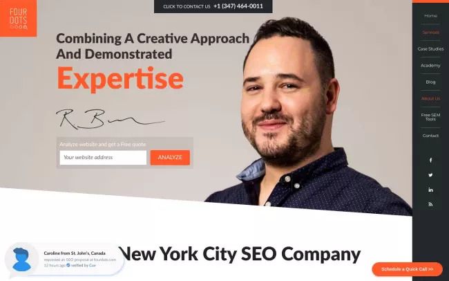 Top New York SEO Agency - Four Dots
