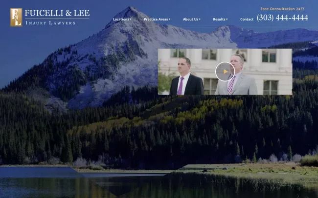 Screenshot of the Fuicelli & Lee Website